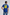 Camiseta Retro Azul Colombia - Hombre