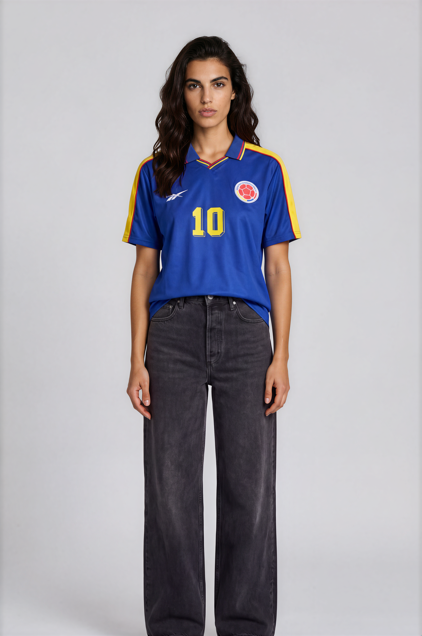 Camiseta 98 Colombia Azul - Mujer