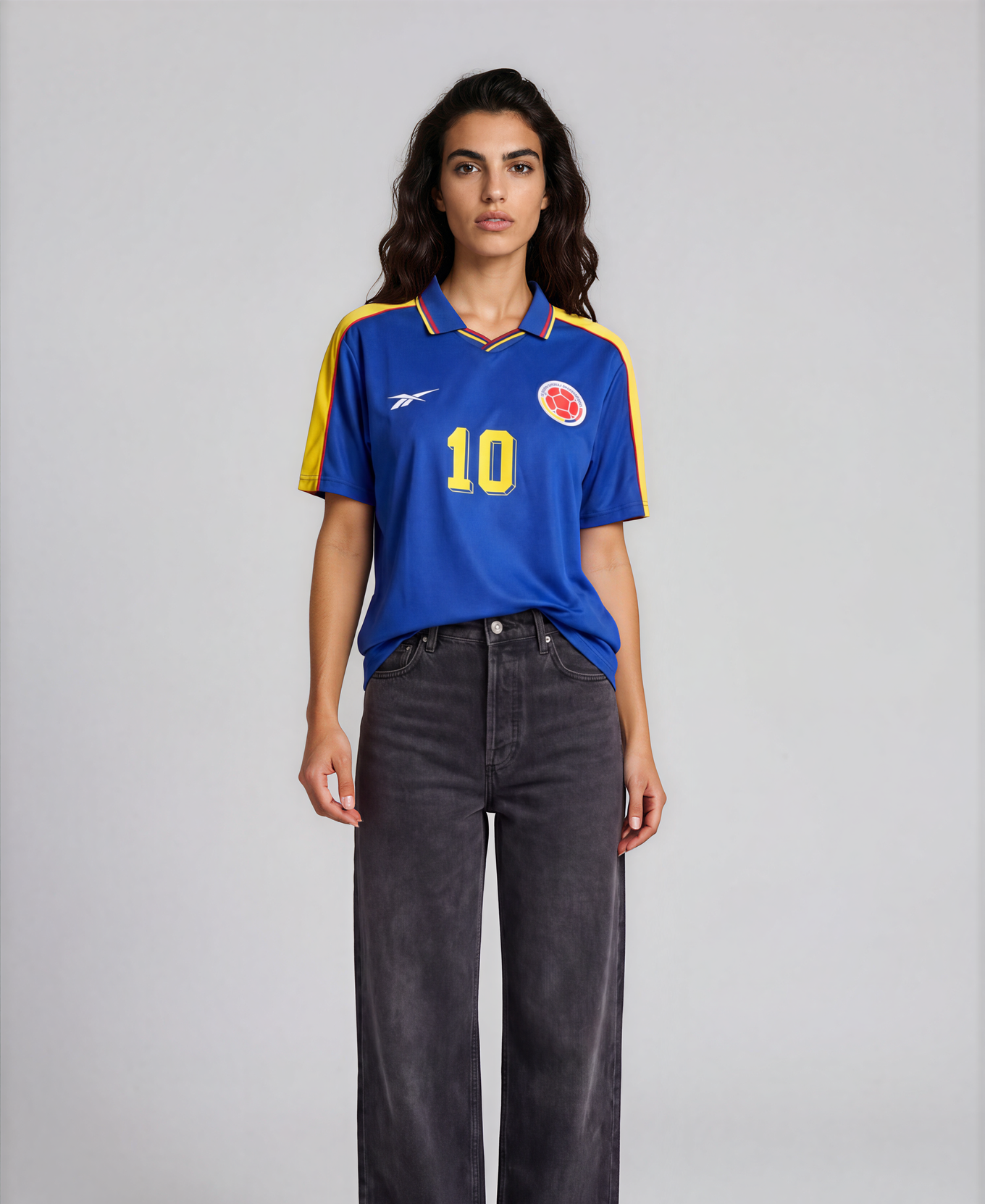 Camiseta 98 Colombia Azul - Mujer
