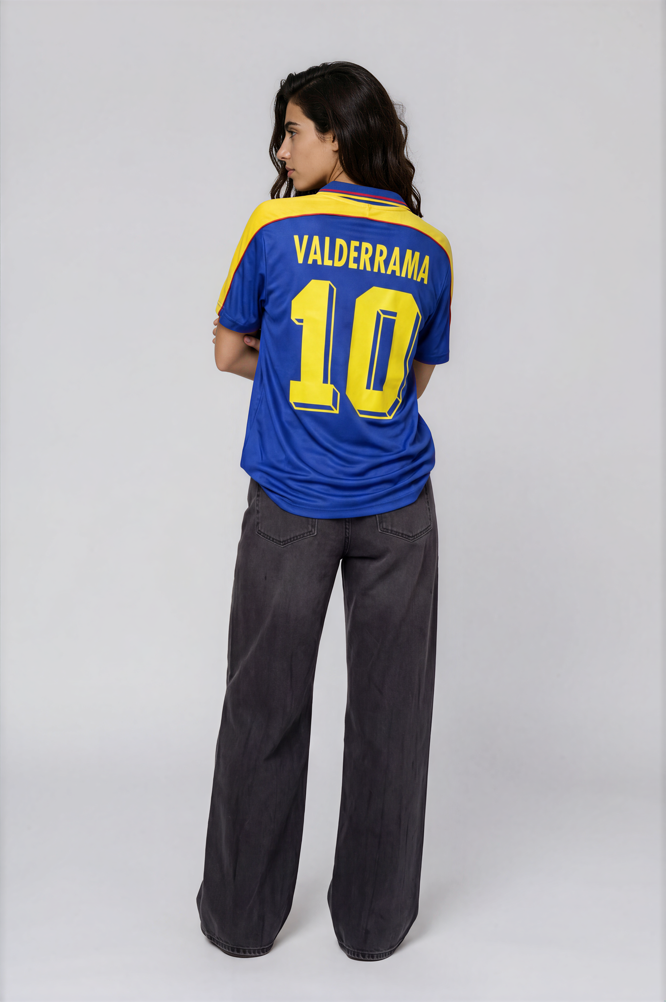 Camiseta 98 Colombia Azul - Mujer