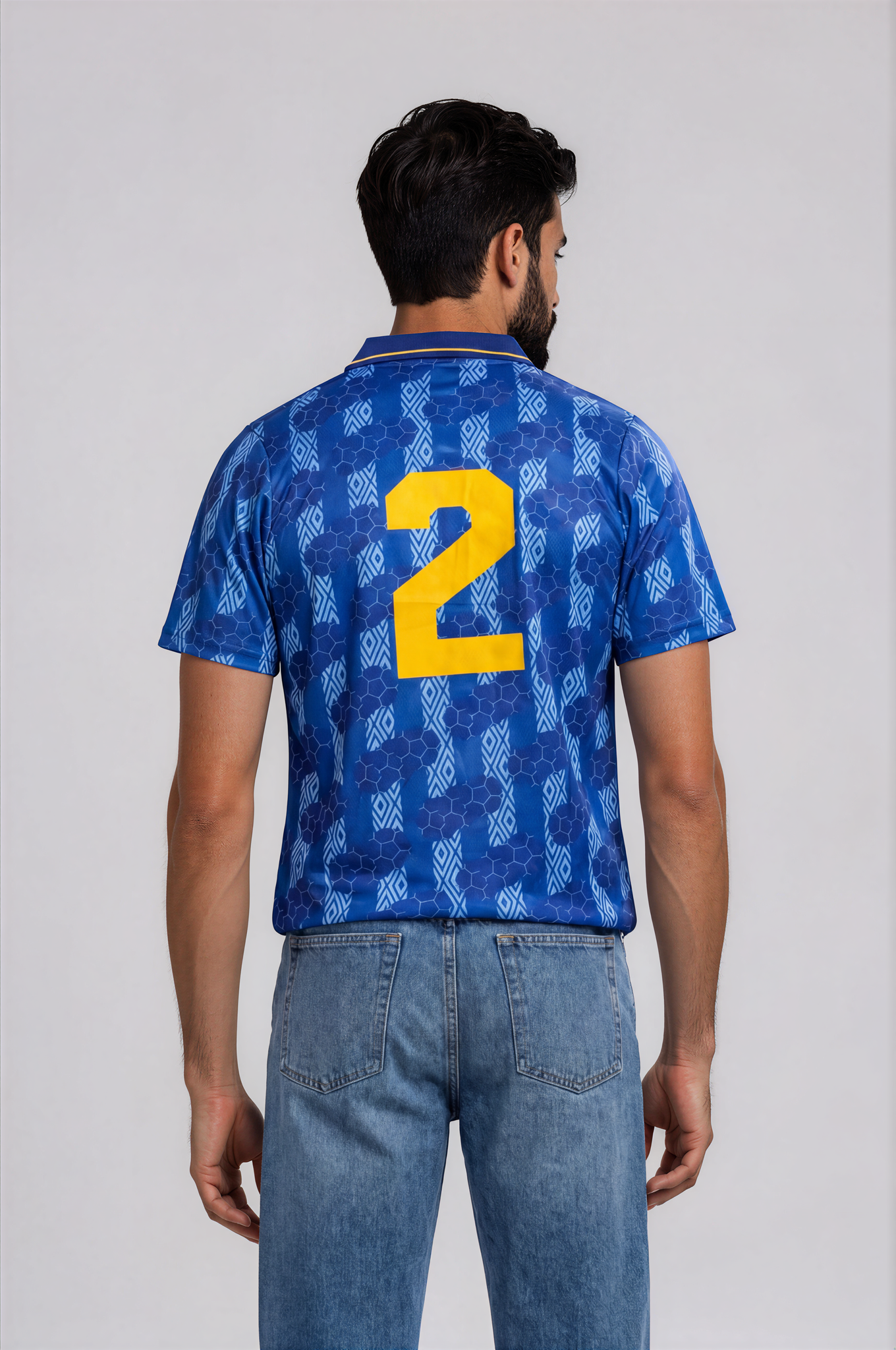 Camiseta Retro Azul 94 Colombia - Hombre