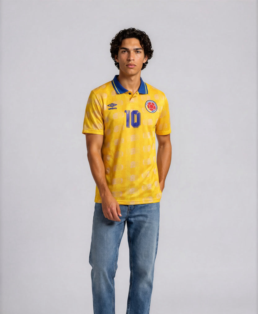 Camiseta Retro Colombia - Hombre